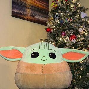 Squishmallow Star Wars XL 20" Plush Toy Grogu Baby Yoda Mandalorian Jumbo Rare!